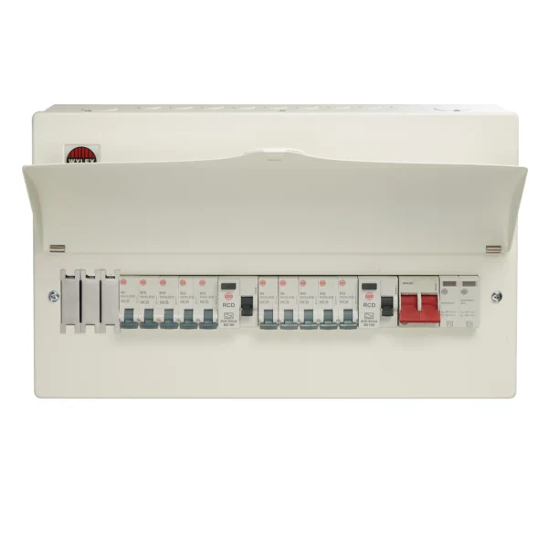 Consumer Unit Surge Protection Device 13Way Populated 10 X MCB