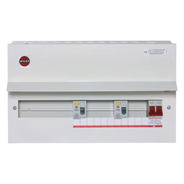 15 Way High Integrity Consumer Unit 100A Main Switch, 80A 30mA RCDs, Flexible Configuration