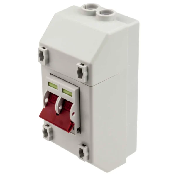 Enclosed, Slimline Insulated, 100A DP Supply Isolator