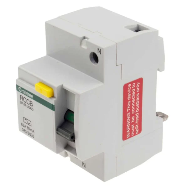 63A 30mA DP Type AC split Plug In RCCB