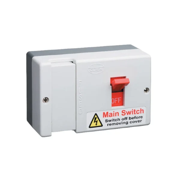 Main Switch Fused 80A White