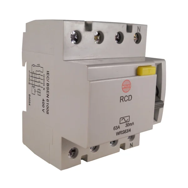 63A 30mA TYPE AC 4P RCD