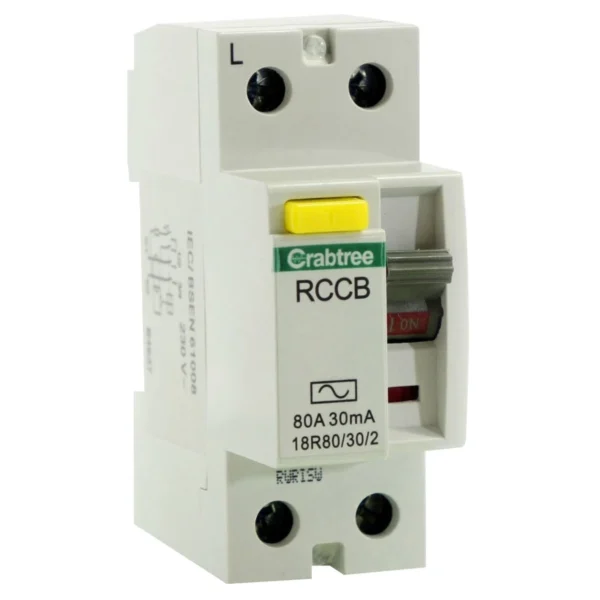 80A 30mA DP Type AC RCCB