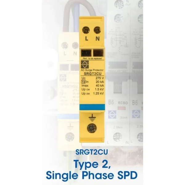 Surge Arrester Tttn S 1 Moduletype 2 Single Phase LED