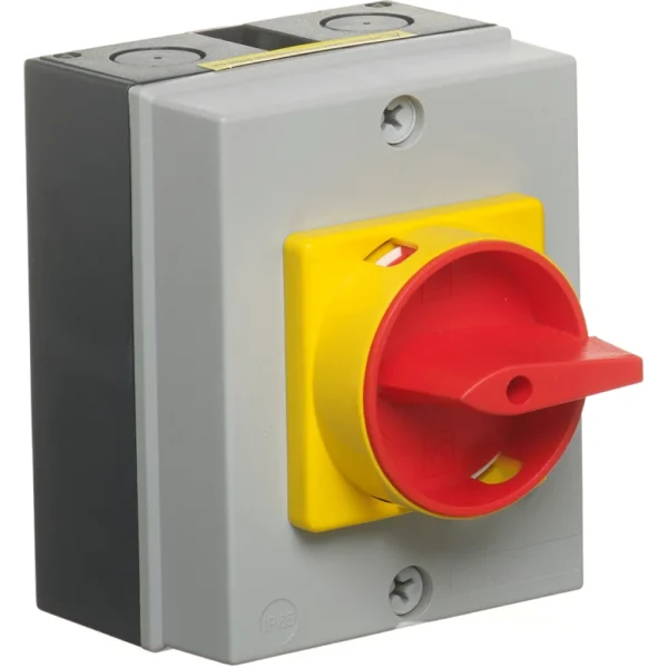 Isolator Enclosed Rotary TP IP65 32A 125X100X70mm Abs