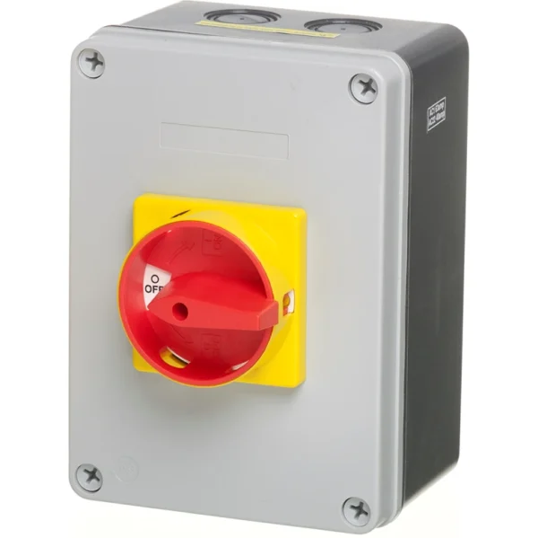 Isolator Enclosed Rotary TP IP65 63A 175X125X90mm Abs