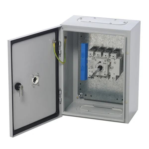 Switch Load Break Triple Pole+Neutral Link 250A Enclosed IP65