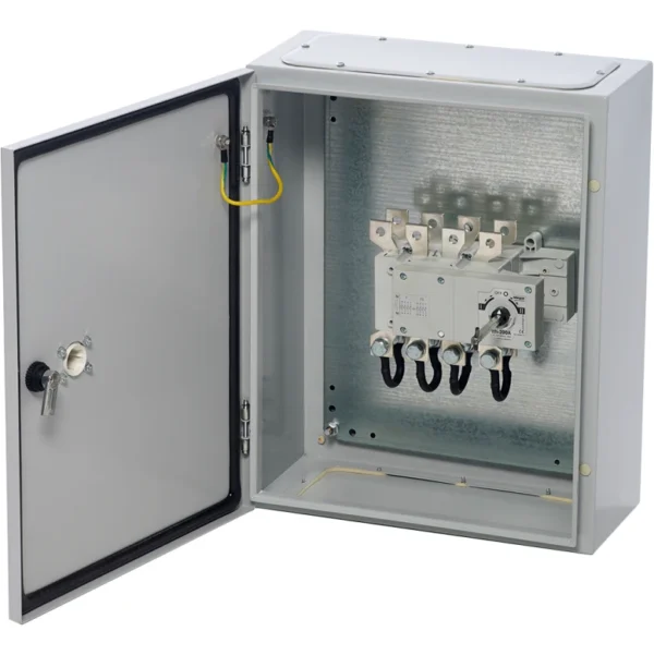 Changeover Switch Enclosed Triple Pole+Switch Neutral IP65 250A