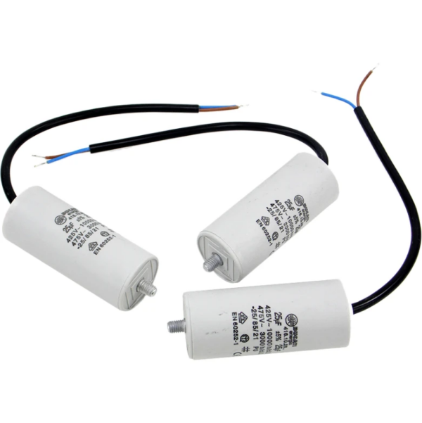 Capacitor Motor Run Lead 50Uf 45X117mm 450V Plastic