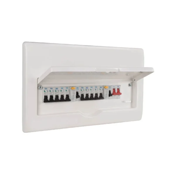 Consumer Unit 10Way 16 Moduledual RCD 10 x MCBs 100A 80A 63A