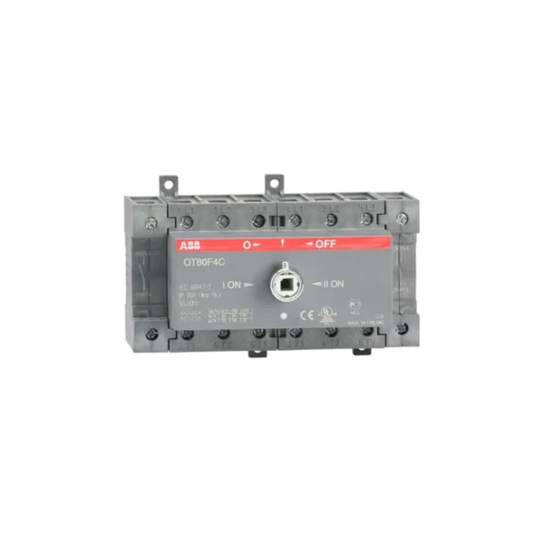 Changeover Switch Manual 4P I-O-Ii Handle 80A 55Kva