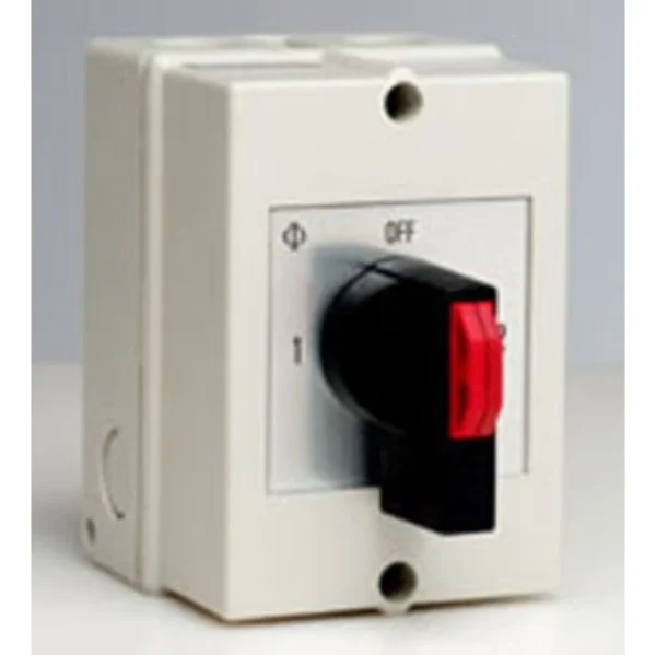 Changeover Switch Center Off TP IP66/67 63A Insulated Grey