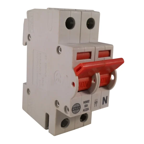 63A DP Main Switch