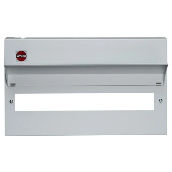 Consumer Unit Upgraded Lid Assembly Grey 255mm High, 21 Module