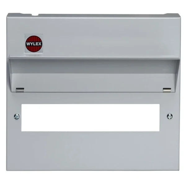 Consumer Unit Upgraded Lid Assembly Grey 255mm High, 13 Module