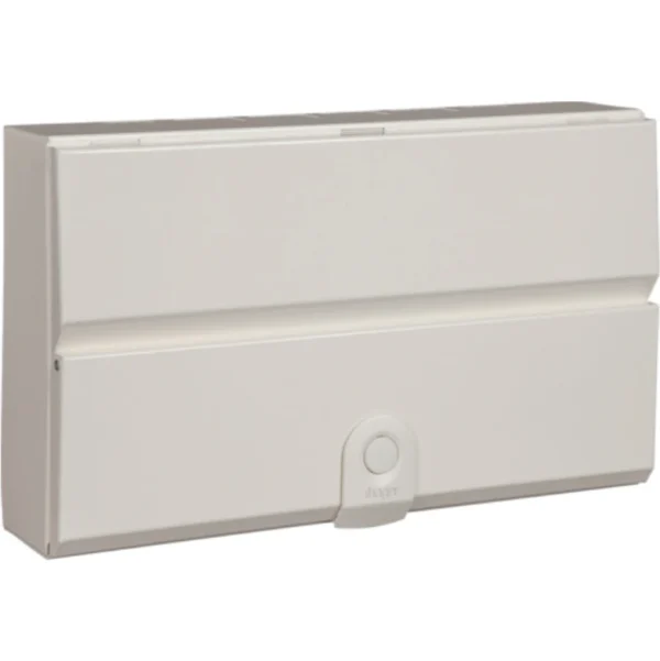 Enclosure 18 Module Din Rail White Steel